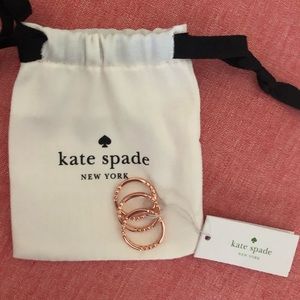 Kate spade full circle 3 ring set size 7